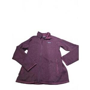 Patagonia Women's Fleece Jacket in Burgundy
